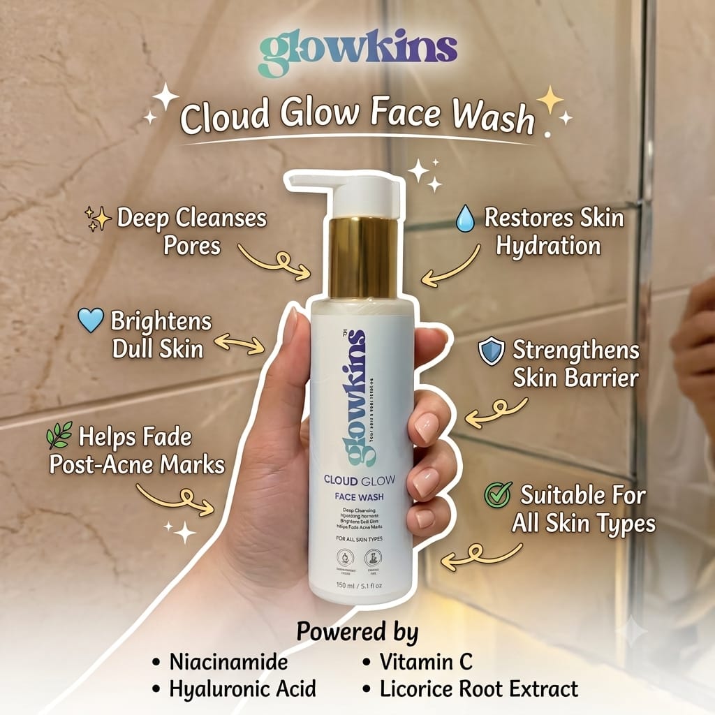 Cloud Glow Brightening Creamy Face Wash 150ml